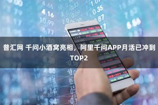 普汇网 千问小酒窝亮相，阿里千问APP月活已冲到TOP2