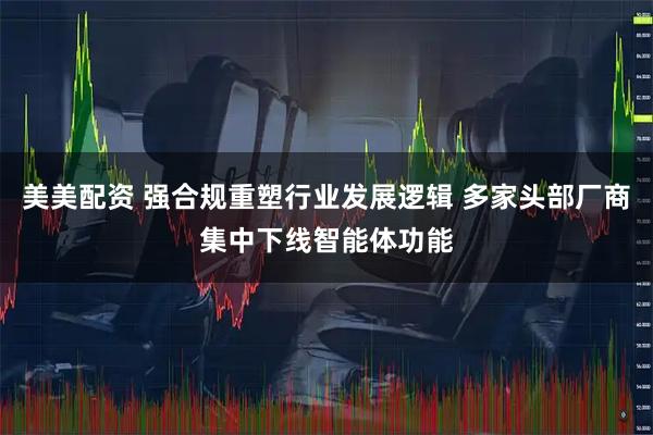 美美配资 强合规重塑行业发展逻辑 多家头部厂商集中下线智能体功能